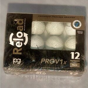 PG Golf Reload Titleist Pro V1x Recycled Golf Balls 12 Pack Sealed